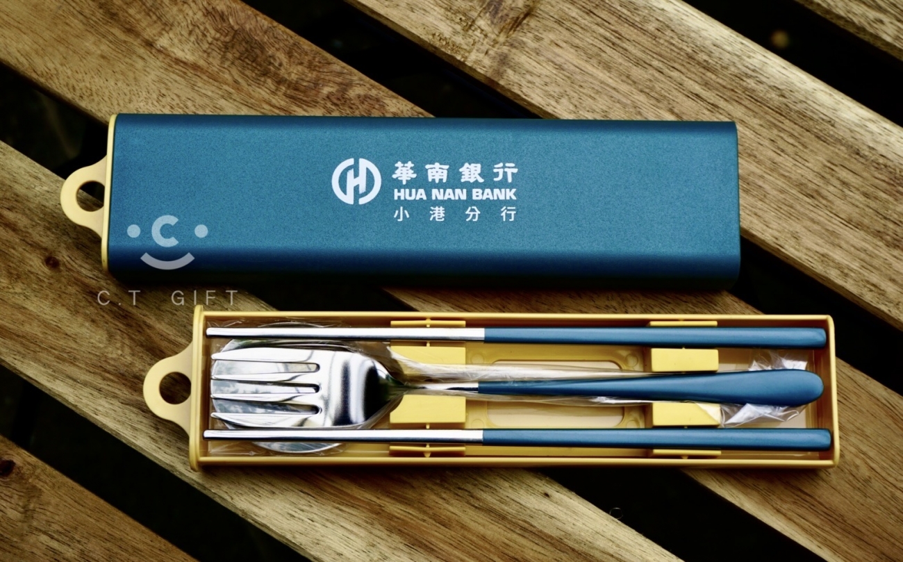 華南銀行 小港分行︱環保餐具 印泥盒 印刷製作