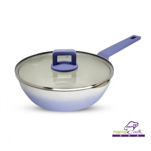 馬卡龍系列 鈦陶瓷不沾煎炒鍋 - 薰衣紫.jpg