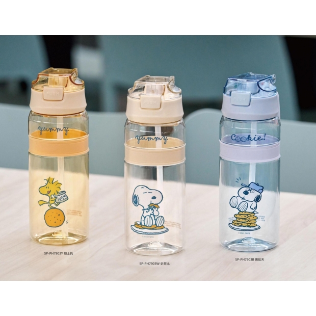 史努比︱餅乾輕巧手提水瓶