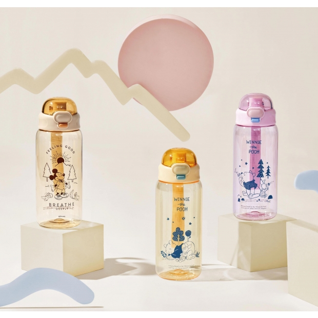 慢活維尼 米奇︱輕巧手提水瓶