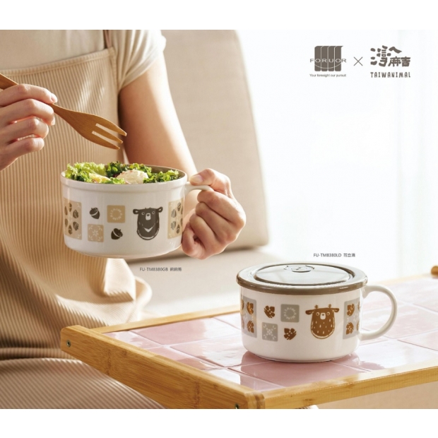 灣A麻吉︱「FU x 麻吉來享用」暖心陶瓷湯碗