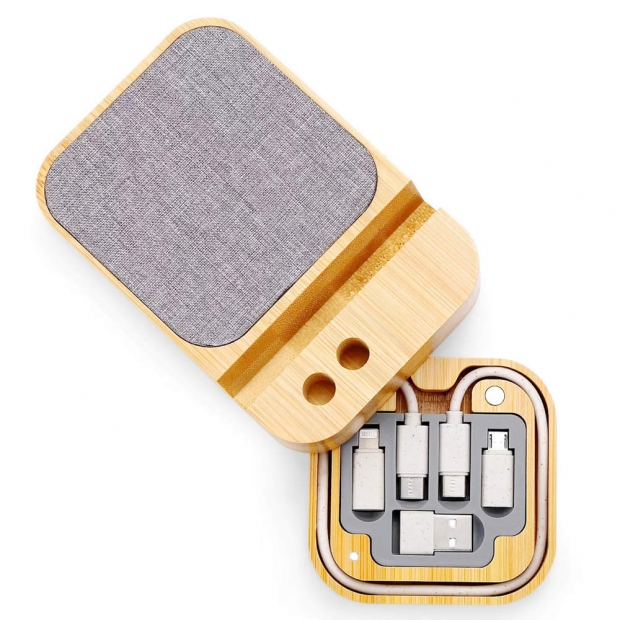 多功能竹木充電器 #WSC-117