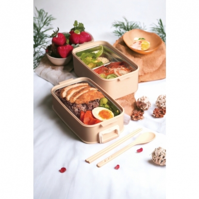 MINI︱不銹鋼雙層餐盒 1200ml #雙色款 MINI︱不銹鋼雙層餐盒 1200ml #雙色款