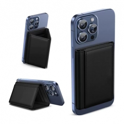 三折皮革磁吸卡套 #CD-09 三折皮革磁吸卡套 #CD-09