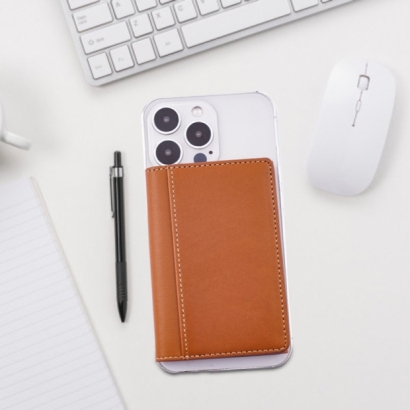 三折皮革磁吸卡套 #CD-09 三折皮革磁吸卡套 #CD-09